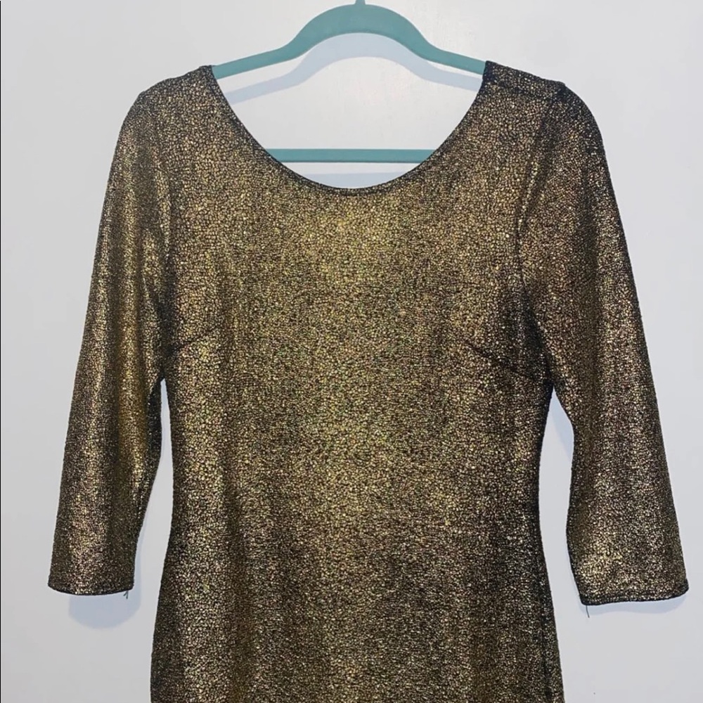 Gold Bodycon Dress